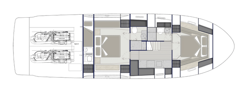 Lower deck general arrangement